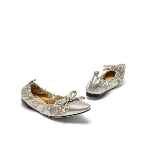 millie's妙丽24春新款设计感小众休闲浅口平底女单鞋A1013AQ4