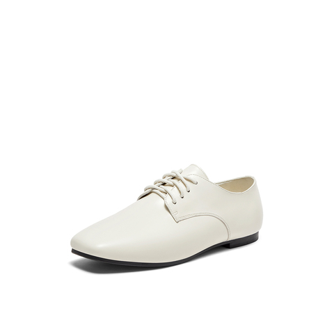 millies/妙丽2024春季新款牛皮时尚简约平底女休闲鞋23211AM4