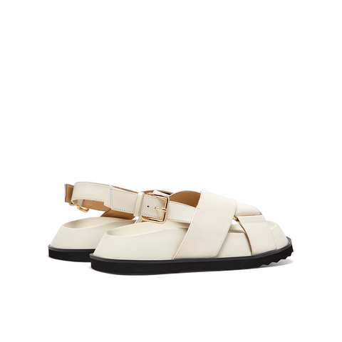 millie's妙丽2024夏季厚底金属扣休闲舒适勃肯凉鞋女JL276BL4