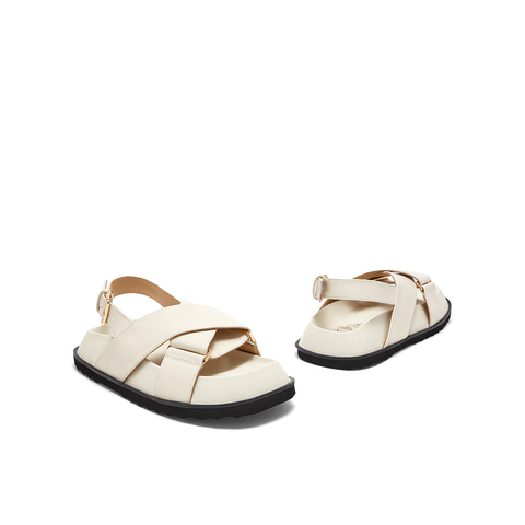 millie's妙丽2024夏季厚底金属扣休闲舒适勃肯凉鞋女JL276BL4