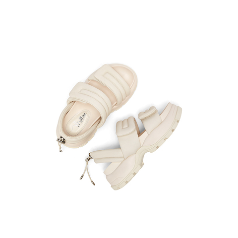 millie's妙丽2024夏季厚底时尚休闲舒适甜美风凉鞋女JL300BL4