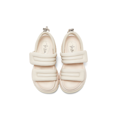 millie's妙丽2024夏季厚底时尚休闲舒适甜美风凉鞋女JL300BL4