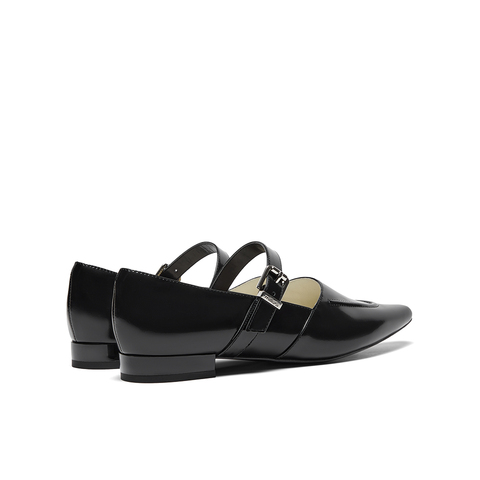 millie's妙丽2024春季玛丽珍简约真皮低跟舒适通勤鞋女LDT02AQ4