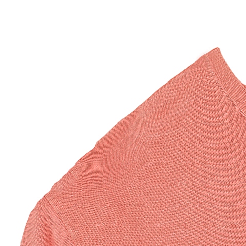 MOUSSY 专柜同款 女款橘粉色不规则针织衫0106SW70-0130