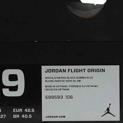 NIKE耐克 男子JORDAN FLIGHT ORIGIN篮球鞋599593-106