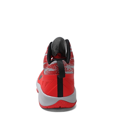 NIKE 耐克童鞋 春季 红色轻质透气男运动篮球鞋616603-600
