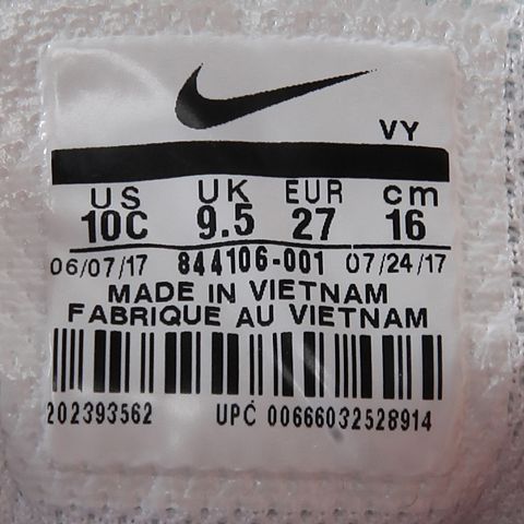 NIKE耐克中性婴童NIKE AIR MAX TAVAS (TDE)复刻鞋844106-001