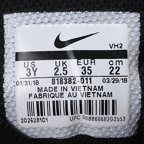 Nike耐克2021中性小童NIKE TANJUN (PS)复刻鞋818382-011