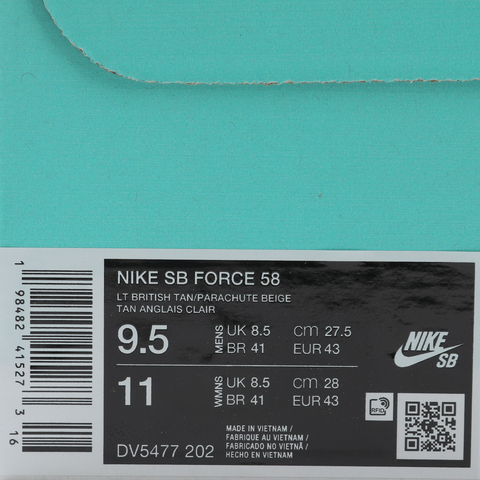 NIKE耐克2025男子NIKE SB FORCE 58极限DV5477-202