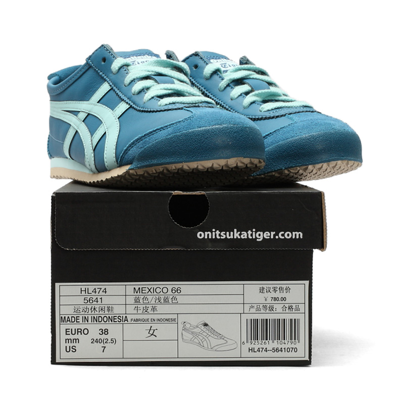 鬼冢虎HL474蓝色/浅蓝色】Onitsuka Tiger鬼冢虎MEXICO 66系列