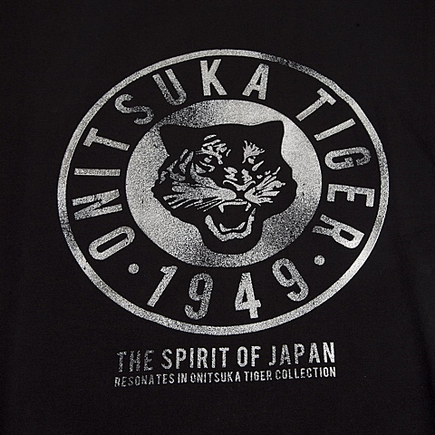 Onitsuka Tiger鬼冢虎 新款中性印花T恤OKT022-090N