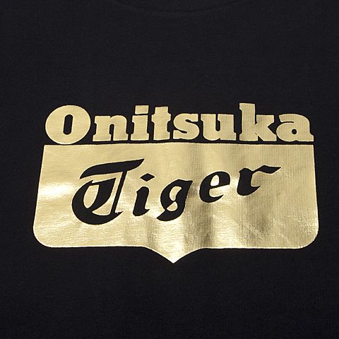 Onitsuka Tiger鬼冢虎 新款男子印花LOGO短袖T恤OKT066-9000
