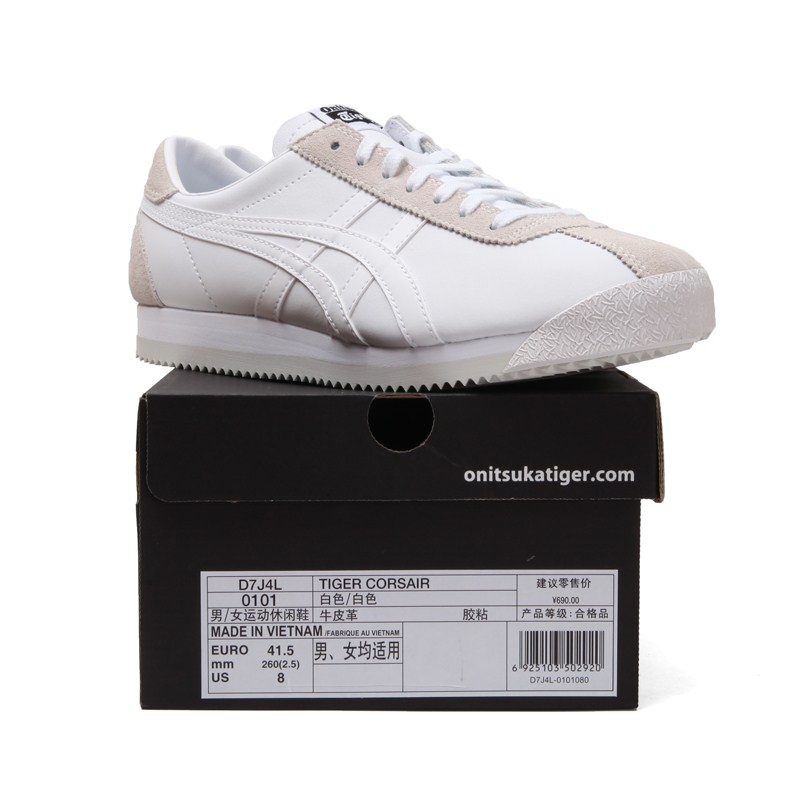 白虎 鬼冢虎D7J4L白色/白色】Onitsuka Tiger鬼冢虎新款中性TIGER