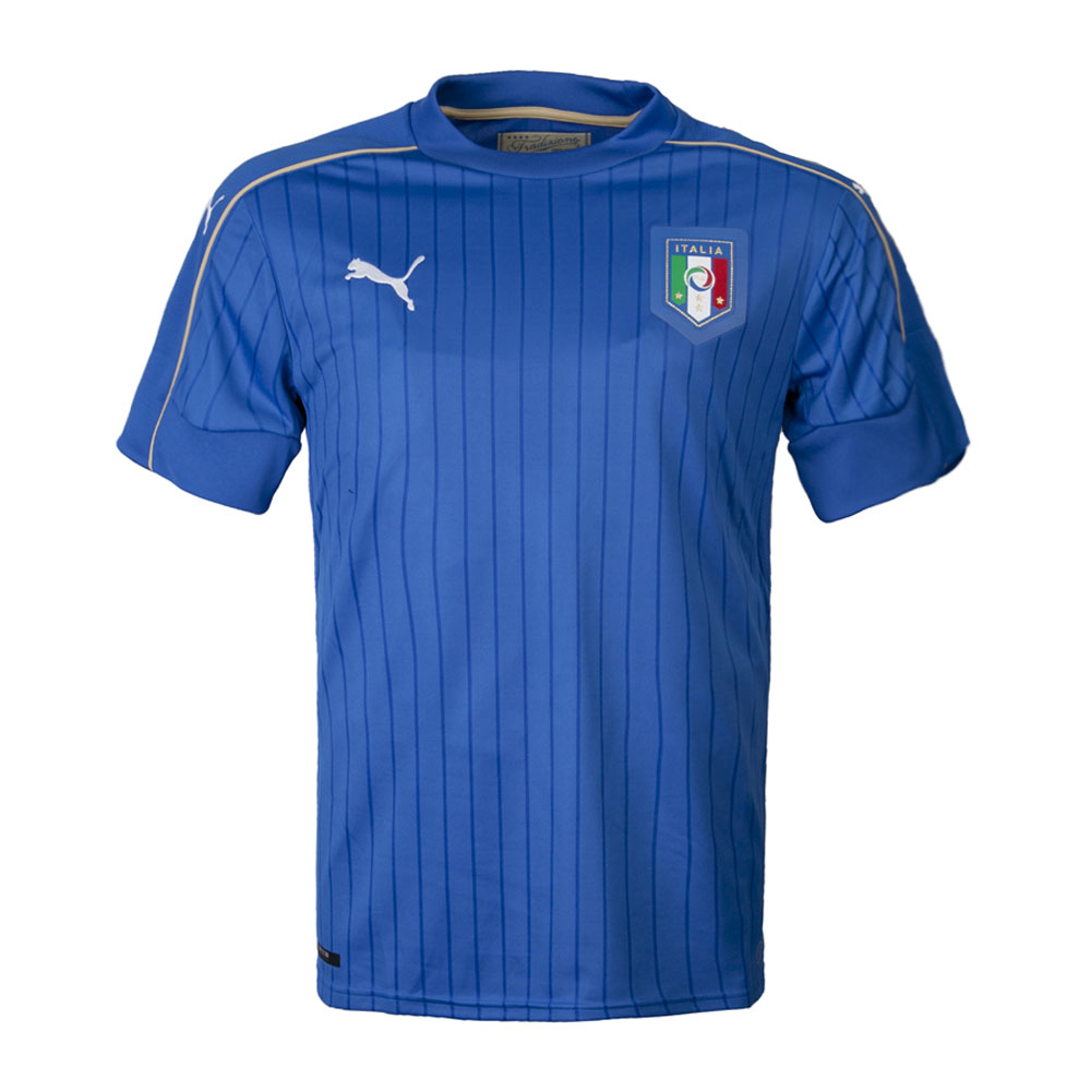 PUMA彪马 新款男子意大利足球系列主场球迷版短袖T恤74893301(延续款)
