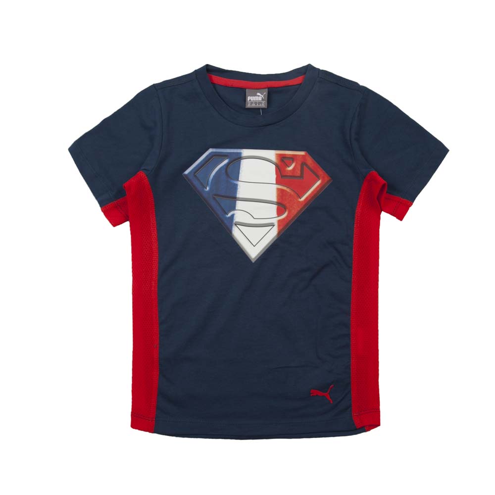 PUMA彪马男童基础系列Superman短袖T恤83787312