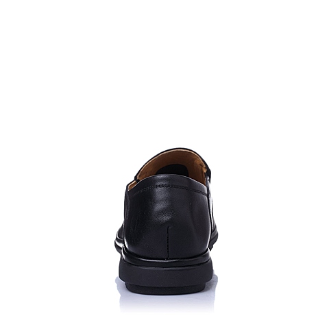 Senda/森达夏季专柜同款黑色牛皮男单鞋FE102BM5