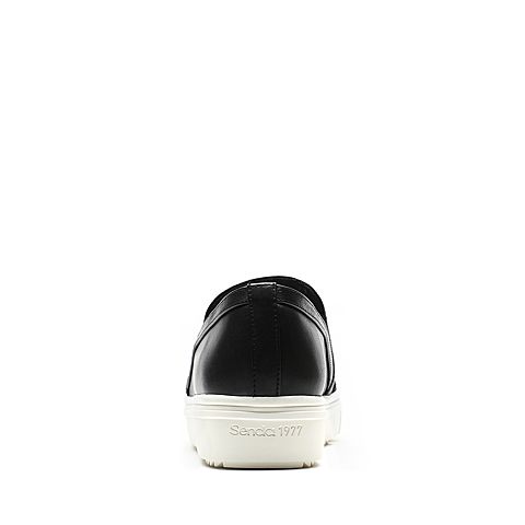 Senda/森达秋季专柜同款 黑色女单鞋K3I22CM6