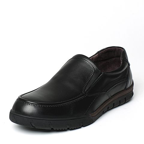 Senda/森达秋季专柜同款黑色牛皮男单鞋JW102CM6