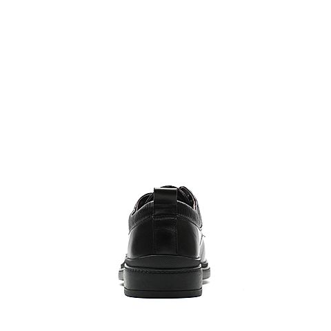 Senda/森达秋季专柜同款黑色男休闲鞋JV105CM6