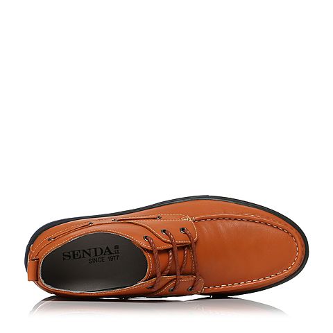 Senda/森达冬季专柜同款时尚帅气舒适休闲男短靴SH101DD6