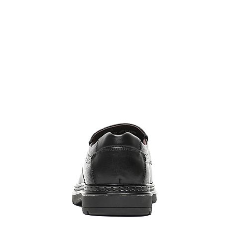 Senda/森达秋季专柜同款黑色压纹牛皮/水染牛皮男鞋JP104CM6