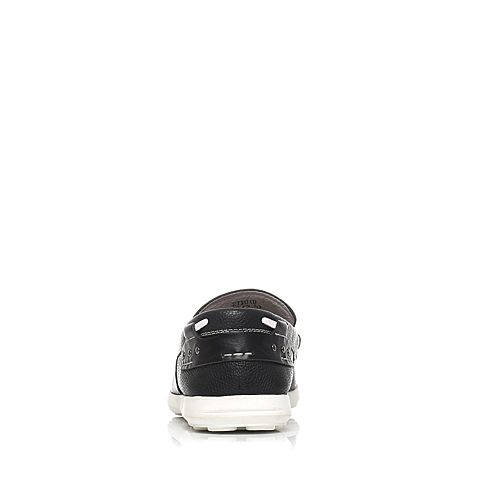 Senda/森达夏季专柜同款黑色牛皮男鞋2TX01BM6