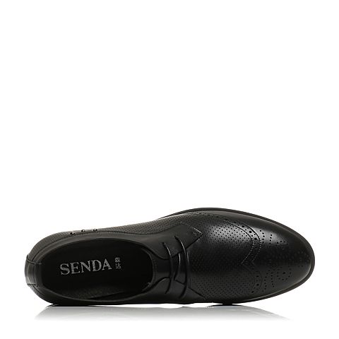 Senda/森达夏季专柜同款时尚牛皮男鞋1SI01BA7