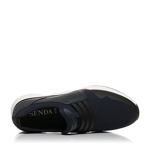 Senda/森达秋季专柜同款时尚潮流运动风舒适男休闲鞋1LT02CM7