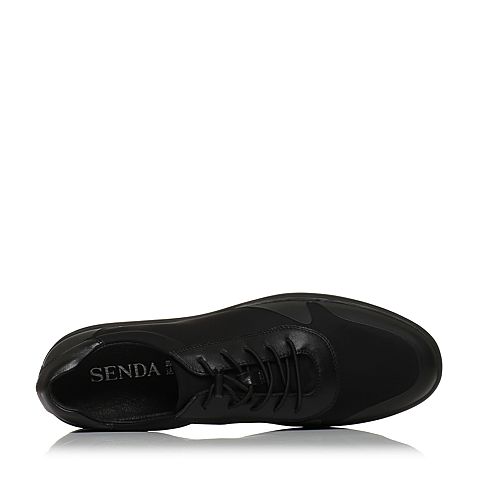 Senda/森达秋季专柜同款韩版舒适男休闲鞋板鞋1LM06CM7