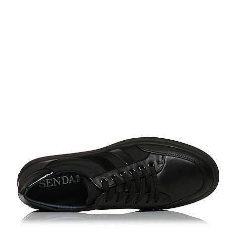 Senda/森达秋季专柜同款韩版舒适男休闲鞋板鞋1LN05CM7