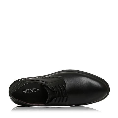 Senda/森达秋季新款专柜同款时尚英伦牛皮休闲男鞋V1Y01CM7