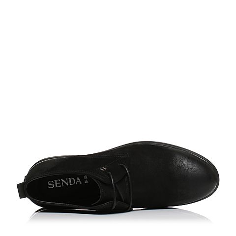 Senda/森达冬季专柜同款时尚舒适休闲男低靴2WB11DD7