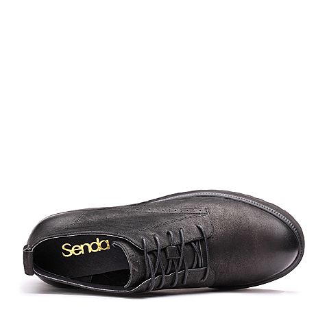 Senda/森达冬季新款专柜同款潮流休闲女短靴马丁靴3DY11DD7