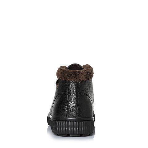 Senda/森达冬季新款专柜同款潮流系带休闲男低靴V3K41DD7
