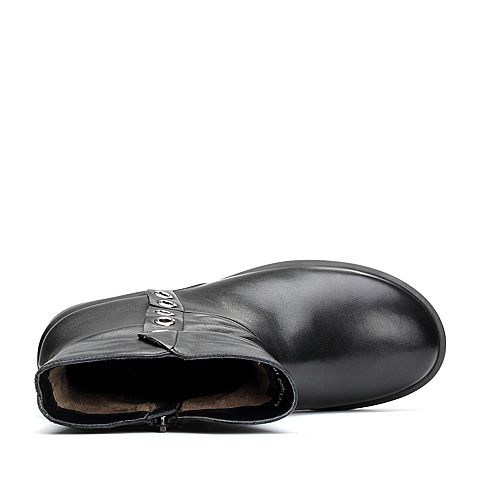 Senda/森达冬季专柜同款优雅气质女中筒靴VCP61DZ7