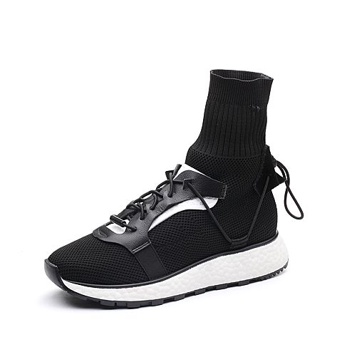 Senda/森达冬季专柜同款时尚运动风女短靴袜靴3GZ10DD7