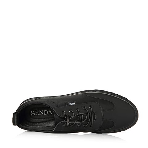 Senda/森达春季新款专柜同款韩版休闲男板鞋1DC10AM8