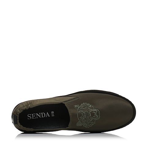 Senda/森达春季新款专柜同款舒适低帮男休闲布鞋2DH20AM8