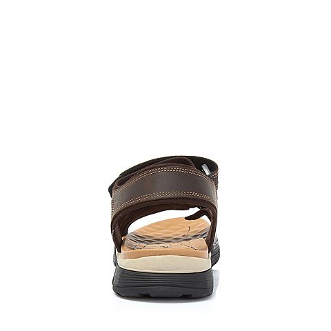 Senda/森达夏季新款专柜同款休闲平跟男凉鞋沙滩鞋V7P03BL8