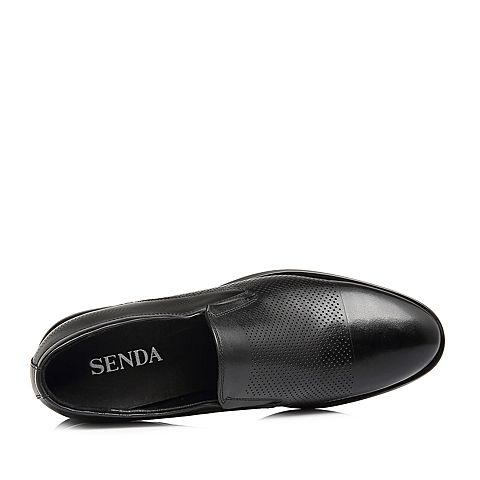 Senda/森达夏季新款专柜同款潮流打孔男休闲鞋V2RA4BA8