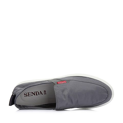Senda/森达春季新款专柜同款韩版舒适休闲男乐福鞋1QR10AM8