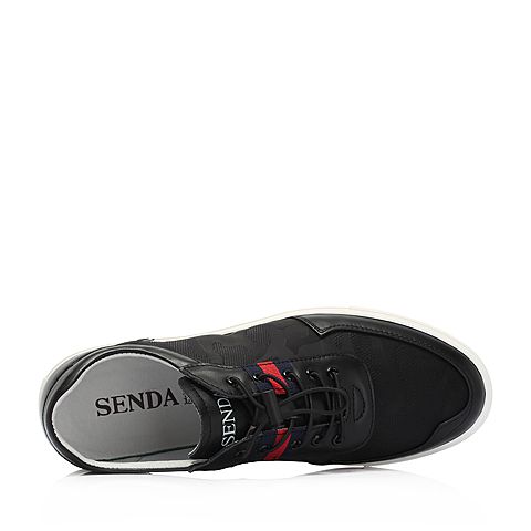 Senda/森达春季新款专柜同款韩版潮流男休闲鞋板鞋1QS05AM8