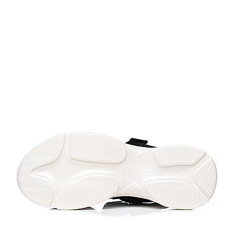 Senda/森达夏季新款专柜同款休闲女坡跟凉鞋韩版中跟4EC01BL8
