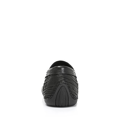 Senda/森达秋季新款专柜同款舒适一脚蹬休闲男豆豆鞋1LG30CM8