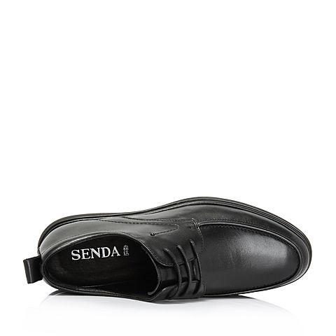 Senda/森达秋季新款专柜同款系带平底商务正装男鞋1LY04CM8