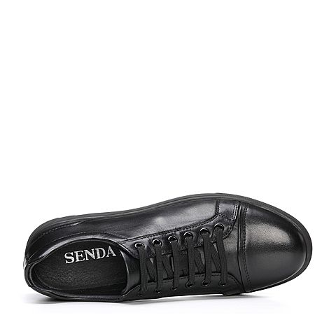 Senda/森达秋季新款专柜同款韩版舒适休闲男鞋板鞋1LC16CM8