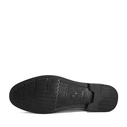 Senda/森达秋季新款专柜同款舒适摔纹牛皮革商务男鞋V2102CM8