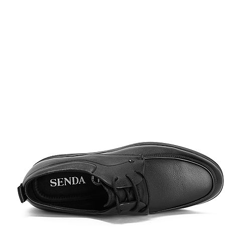 Senda/森达秋季新款专柜同款通勤牛皮革舒适商务男鞋CD1A9CM8