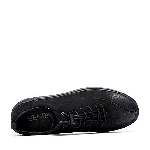 Senda/森达秋季新款专柜同款韩版平底男休闲板鞋V8201CM8