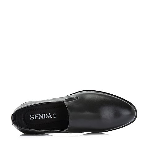 Senda/森达秋季新款专柜同款简约舒适商务正装男鞋1LN11CM8